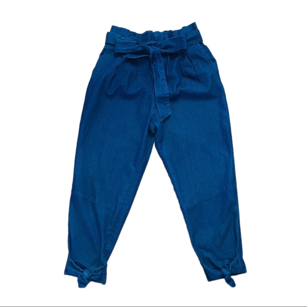 Hot & Delicious Dark Denim High Rise Capri Denim
